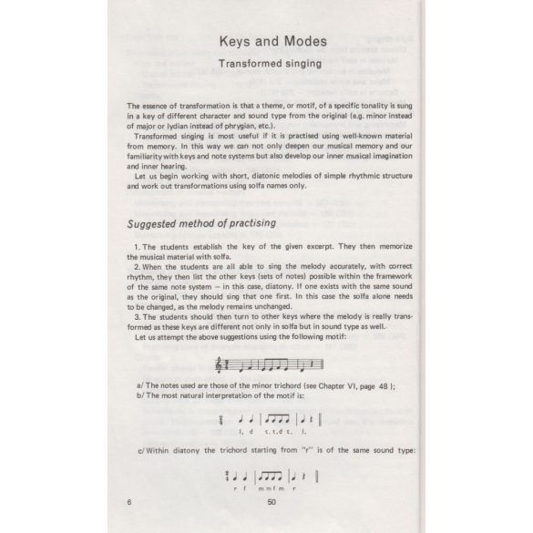 HEGYI, Erzsébet: Solfege According to the Kodály Concept, Vol. 2. Pupil's Book 