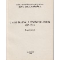   LISZTES László: Zenei írások a Köznevelésben (Zenei bibliográfiák 1.) 